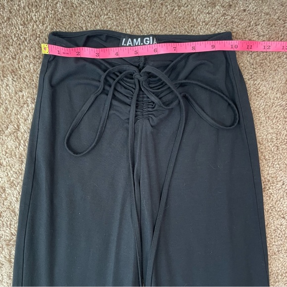 I.AM.GIA Black Halo Pants Celebrity Favorite Sexy Tie Waist Flared Pant Size XS - Picture 11 of 16